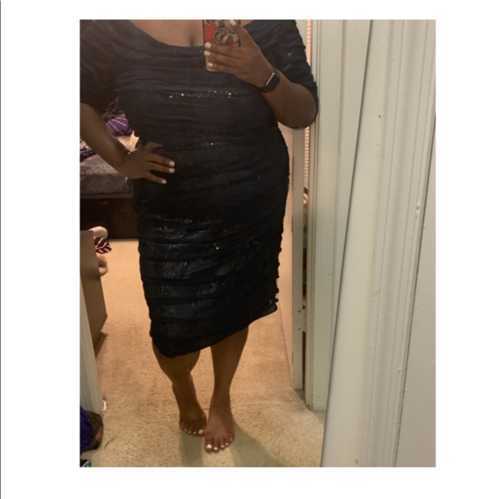 Tadashi Shoji Too sparkle dress